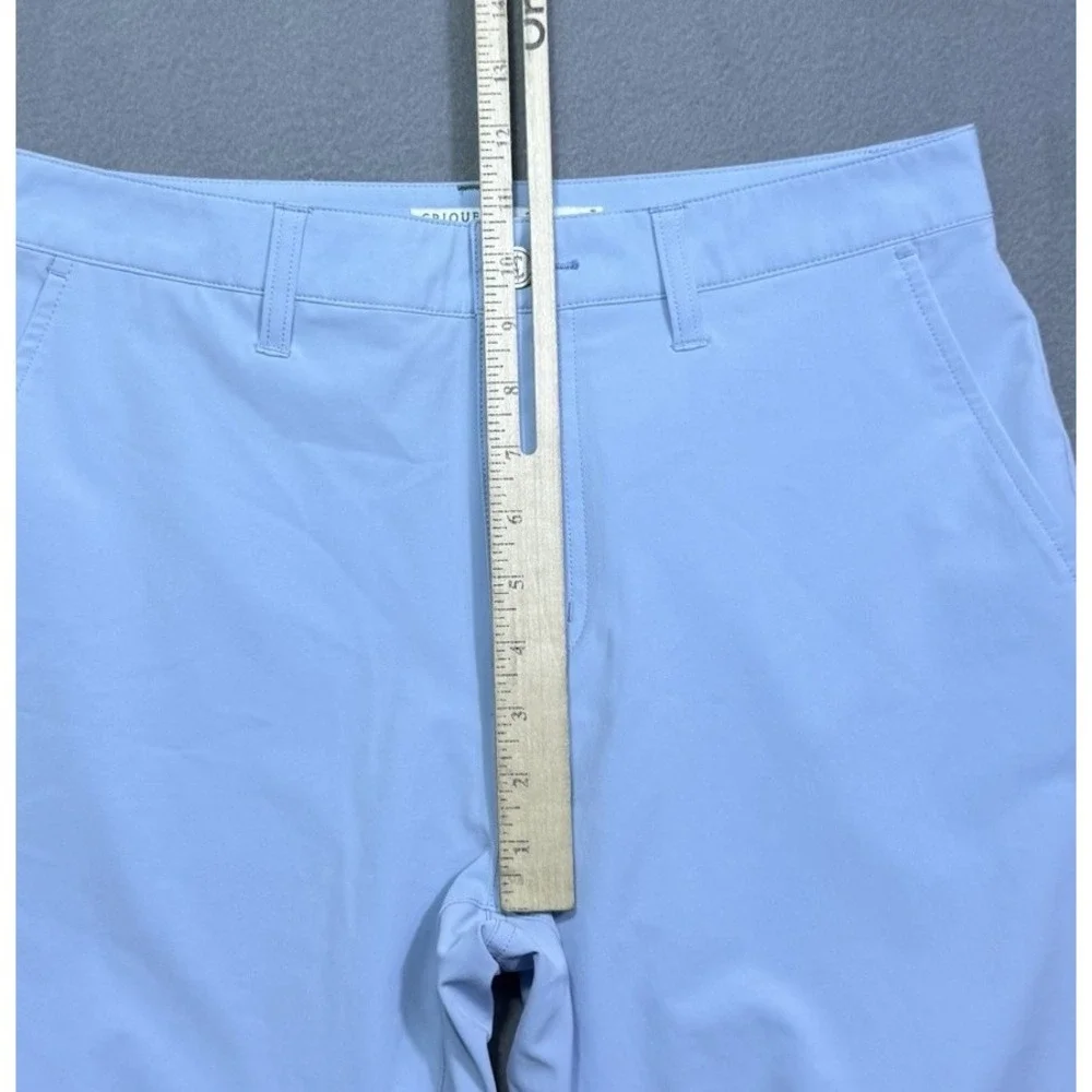 Criquet Shorts Mens 30 Performance Golf Chino Periwinkle Stretch Athleisure Dad